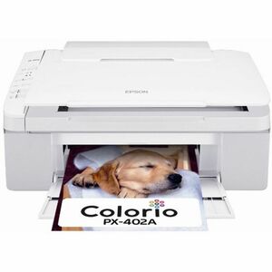  old model Epson Colorio ink-jet multifunction machine PX-402A plain paper clearly 4 color pigment ink 