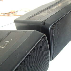 Fujitsu TEN SB-9020 R/L 3Way スピーカー ボックス L200 ミラ TR-XX 旧車 当時 街道レーサー 富士通テン 音/イルミ確認 欠けあり現状品の画像6