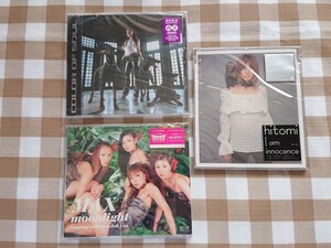 未開封 CD ３枚セット【倖田來未/COLOR OF SOUL】【hitomi/I am innocence】【MAX/moonlight】プロモーション用