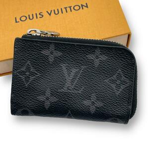 【ICチップ確認済】LOUIS VUITTON ルイヴィトン ポルトモネ ジュール コインケース モノグラム エクリプス グレー 小銭入れ 財布 小物