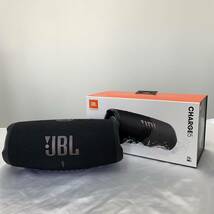 JBL CHARGE5 Bluetooth ワイヤレス ポータブルスピーカー 防水 ブルー オーディオ 中古 美品　USBケーブル欠損_画像1