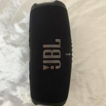 JBL CHARGE5 Bluetooth ワイヤレス ポータブルスピーカー 防水 ブルー オーディオ 中古 美品　USBケーブル欠損_画像3