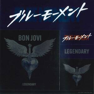 [ not for sale ] BON JOVI /bon* jovi [LEGENDARY /rejenda Lee ]. go in privilege * original * sticker seat 