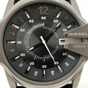 【稼働品】DIESEL ディーゼル 腕時計 DZ-1206 クォーツ式 アナログ メンズ ブラック文字盤 箱付きの画像1