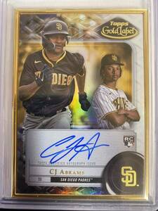 2022Topps Gold Label Baseball CJ ABRAMS RC Auto