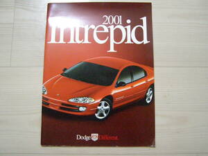 2001 Dodge Intrepid US* North America book@ country version catalog brochure