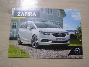 2016 year 12 month Opel Zafira DE* Germany book@ country version catalog Brochure