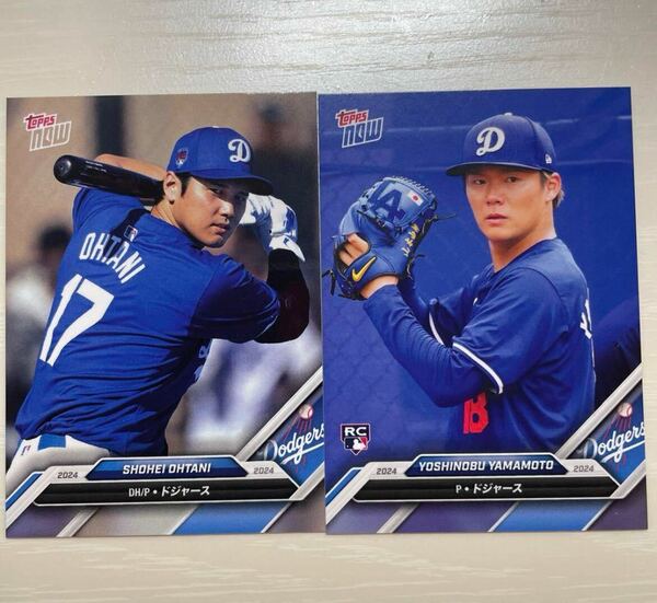 大谷翔平　山本由伸　ドジャース　Topps now Road 10枚セット 2023 Shohei Ohtani カード baseball MLB WBC road to opening day RTOD