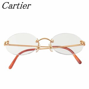 [1 иен старт ] Cartier очки 750YG 29.4g раз ввод очки Cartier[17351]