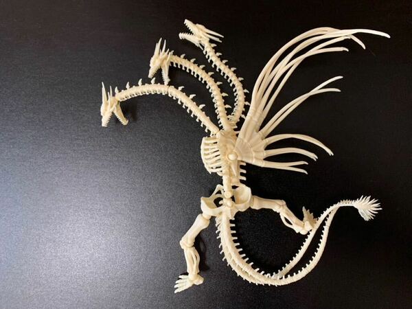 究極可動　キングギドラノホネノホネ EX キングギドラのホネ（bone color） ガチャ バンダイ BANDAI ゴジラノホネ