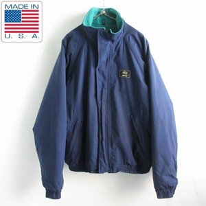 80s USA製 Woolrich ウールリッチ ゴアテックス フリース ジャケット 紺系 XL ナイロン アメリカ製 ビンテージ D149-18-0057ZVW