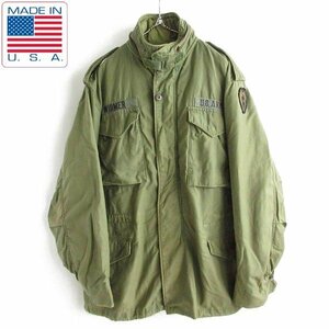 70s-80s 実物 米軍 M-65 3rd フィールド ジャケット M-R程度 ブラスジップ サード レア USA製 アメリカ製 ビンテージ D146-18-0051ZV