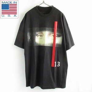 Art hand Auction 新品 USA製 モナリザ BLACK SCALE 半袖 Tシャツ 黒 XL ブラック アート 絵画 アメリカ製 未使用品 デッドストック D149-01-0004ZV, XLサイズ以上, 丸首, イラスト, キャラクター