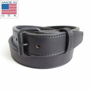 希少 美品 USA製 BIGFOOT GUNBELTS レザー ガンベルト 黒 表記36インチ/W34～38インチ サバゲー ブラック アメリカ製 D149-51-0004ZV