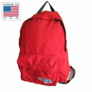 USA производства Outdoor Products ko-te.la нейлон Day Pack красный серия рюкзак сумка America производства старый бирка Vintage PV-61-9205W