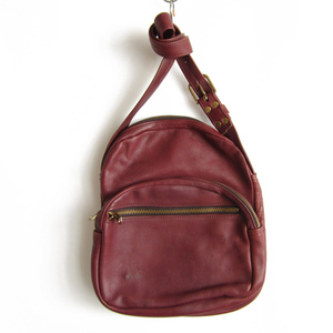 Libaire/ leather / shoulder bag / wine series /TALON Zip /sakoshu/ original leather / leather bag / Vintage /D39-61-0022W