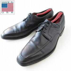 USA製 アレンエドモンズ Jackson スクエアトゥ Uチップ 黒 28cm シュー モックトゥ Allen Edmonds 靴 d121-32-0102ZV