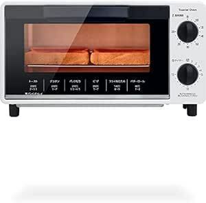 [山善] トースター オーブントースター 一人暮らし 二人暮らし トースト 2枚焼き タイマー15分 温度調節機能付き 1000W