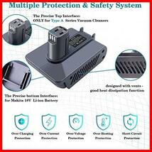 ★DC31-Aadapter★ マキタ→ダイソンアダプター Dyson DC31 DC34 DC35 DC44 など掃除機に対応（Type B DC44 MK2非対応）_画像3