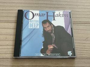 【US盤/CD/GRP/GRD-9585/89年盤】Omar Hakim / Rhythm Deep ........................................ //Soul-Jazz,Smooth Jazz,Fusion//