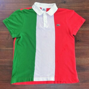 Lacoste polo shirt ラコステ ポロシャツ 4イタリアカラーの画像1