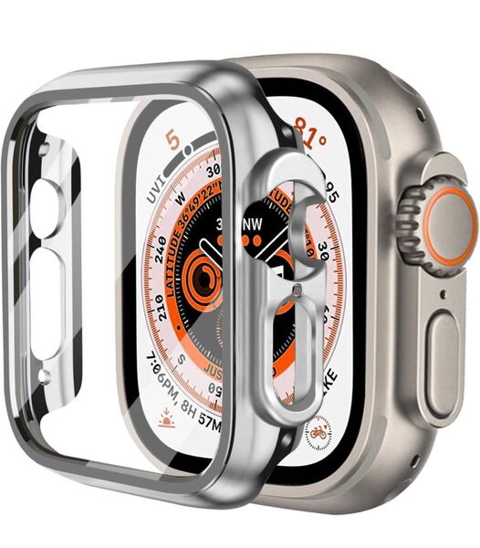 色 シルバー 49mm Apple Watch ケース コンパチブル