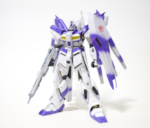 Art hand Auction 1/100 MG Hi-νガンダム Ver.Ka 塗装済完成品 PG RG HG, キャラクター, ガンダム, 完成品