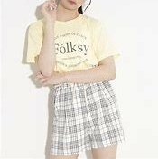 新品　PINK-latte　　ガーリーロゴTシャツライト　　レモンイエロー(031)14(140cm)　　定価1089円