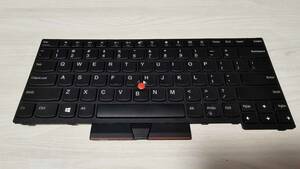 ほぼ新品 Lenovo ThinkPad E480 L490 L480 L380 T480s T490 T495等用 US語キーボード 01YP320