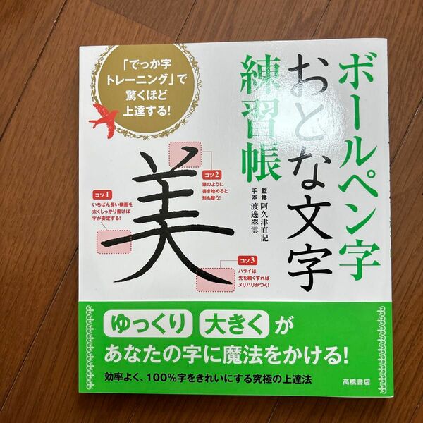 【書き込みなし！】ボールペン字 おとな文字練習帳