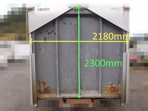  storage room * work small shop * for motorcycle garage optimum wing door box { 2t car used container. } *0030 Aomori prefecture Hirosaki city H00000298