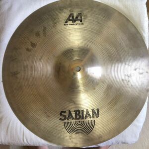 SABIAN セイビアン AA Rock クラッシュ16割れあり 