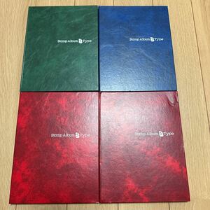  stock book te-ji-SB-20 Stamp Album Type stamp album B type A5 cardboard 8 sheets 5 step 4 pcs. summarize 