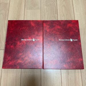 ストックブック　Stamp Album BType テージーSB-30 スタンプアルバム　赤2冊まとめ　縦約26.8cm横約20cm 台紙8枚16ページ6段