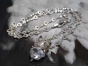 [love&hate] beautiful goods / Loree Rodkin sisters brand / Rav & partition to/ Heart long necklace &QZ pendant & Crown pendant set 