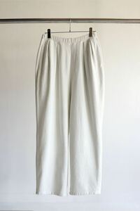 新品 ANCELLM TUCK SWEAT PANTS ホワイト サイズ 2 パンツ 