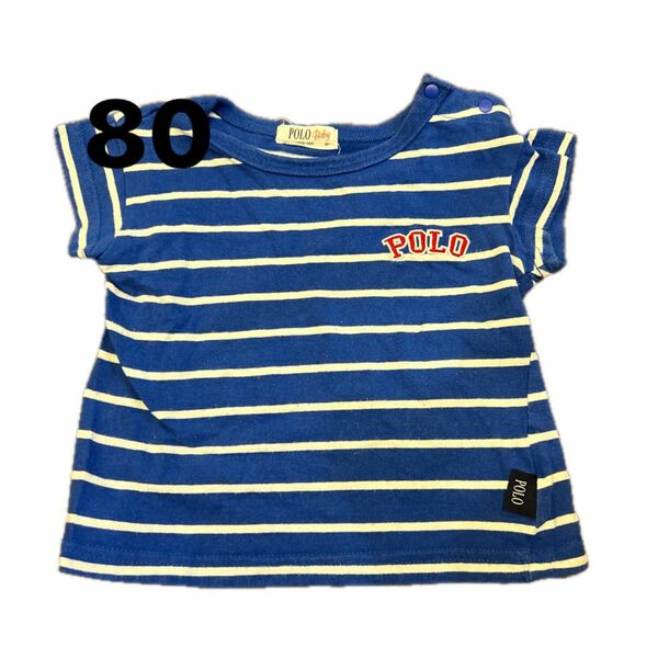 子供服 半袖Tシャツ ボーダー キッズ 半袖 POLO サイズ 80