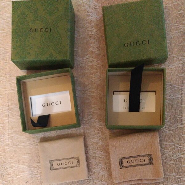 GUCCI アクセサリーケース BOX 空箱 保存袋 