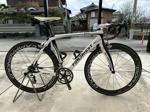 フォンドリエスト FONDRIEST TF2 1.0 ホワイト　campagnolo BORA ONE50 CDJビッグプーリー ジャージ&ビブショーツ付き　直接手渡しのみ！