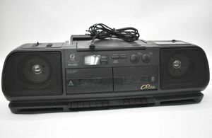 (789L 0509S14) １円～ FUNAI フナイ PR-CD10 CDカセットレコーダー オーディオ機器 レトロ アンティーク 【通電確認済み】