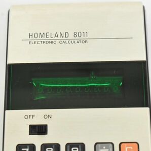 (769S 0408M25) TOSHIBA 東芝 HOMELAND 8011 電卓 蛍光表示管 ビジネスマシーンの画像5