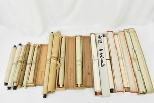 (795Q 0510M20) 1円～ 掛軸 14点セット まとめて 日本 書 掛け軸 骨董品