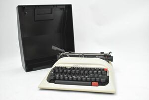 (797L 0514S12) １円～ olivetti LETTERA12 オリベッティ レッテラ タイプライター ケース付き レトロ アンティーク 【ジャンク品】