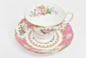 (800S 0516M24) 1円～ 未使用 ROYAL ALBERT ロイヤルアルバート ボーンチャイナ レディーカーライル ティーカップ＆ソーサー 英国 花柄