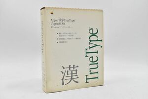 (806S 0520T7)1円～ Apple 漢字 True Type アップグレードキット Ｍac PC関連 ソフト【ジャンク品】