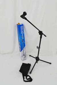 (773P 0503Y11)1 jpy ~ mice stand PROFESSIONAL MICROPHONE STAND recording music musical instruments machinery black flexible free 