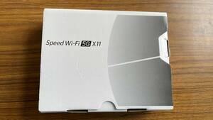 モバイルルーター　NEC Speed Wi-Fi 5G X11 NAR01 [チタニウムグレー]