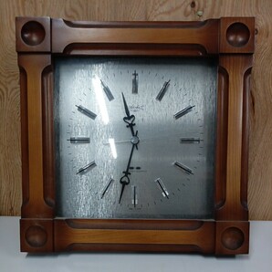 掛け時計 壁掛け時計 AICHI時計 愛知時計 昭和レトロ 当時物 起動確認済 中古品の画像1