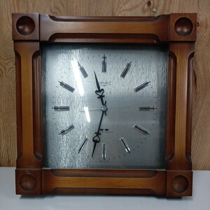 掛け時計 壁掛け時計 AICHI時計 愛知時計　昭和レトロ　当時物　起動確認済　中古品