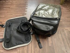 CORONA TOURING BAG Lサイズ　当時物　状態良　　コロナツーリングバック　タンクバック　旧車　ビンテージ　レトロ　昭和